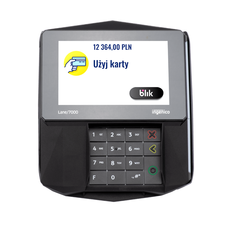 pin pad ingenico lane 7000
